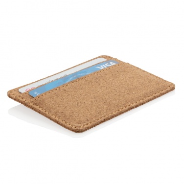 Logo trade promotional giveaway photo of: Cork secure RFID slim wallet
