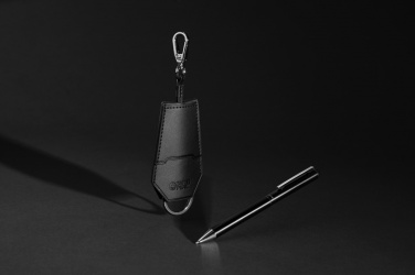 Logo trade promotional product photo of: SP Tula RCS certified recycled PU key holder and pen set