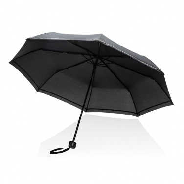 Logo trade promotional product photo of: 20.5"Impact AWARE™ RPET 190T pongee mini reflective umbrella