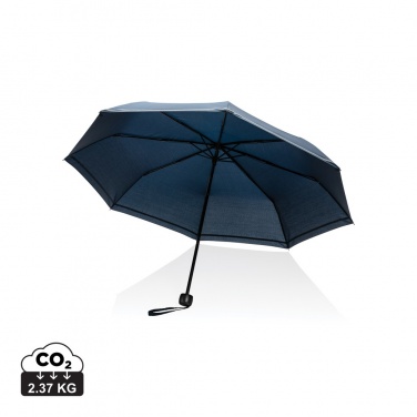 Logotrade promotional giveaway picture of: 20.5"Impact AWARE™ RPET 190T pongee mini reflective umbrella