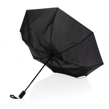 Logo trade promotional giveaways image of: 21" Impact AWARE™ RPET 190T auto open/close umbrella