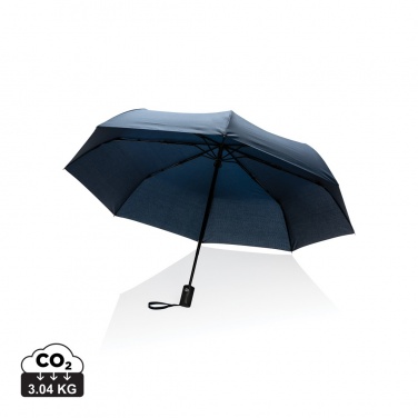 Logo trade advertising products picture of: 21" Impact AWARE™ RPET 190T auto open/close umbrella