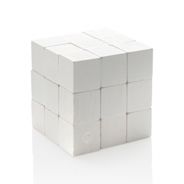 Logotrade promotional merchandise image of: Wooden brain game in canvas pouch