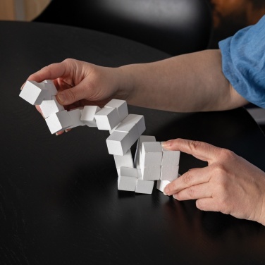 Logo trade advertising products picture of: Wooden brain game in canvas pouch