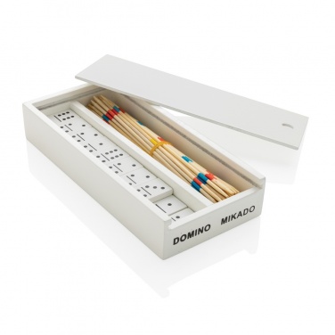 Logotrade advertising product image of: Deluxe mikado/domino in wooden box