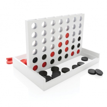 Logo trade corporate gifts image of: Connect four wooden game