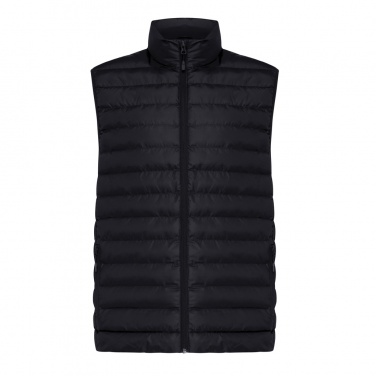 Logo trade promotional products image of: Iqoniq Meru men recycled polyester bodywarmer