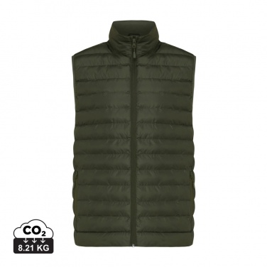 Logo trade promotional giveaway photo of: Iqoniq Meru men recycled polyester bodywarmer