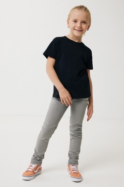Logo trade promotional item photo of: Iqoniq Koli kids lightweight recycled cotton t-shirt