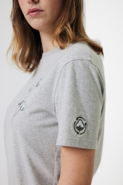 Logo trade promotional merchandise image of: Iqoniq Manuel recycled cotton t-shirt undyed