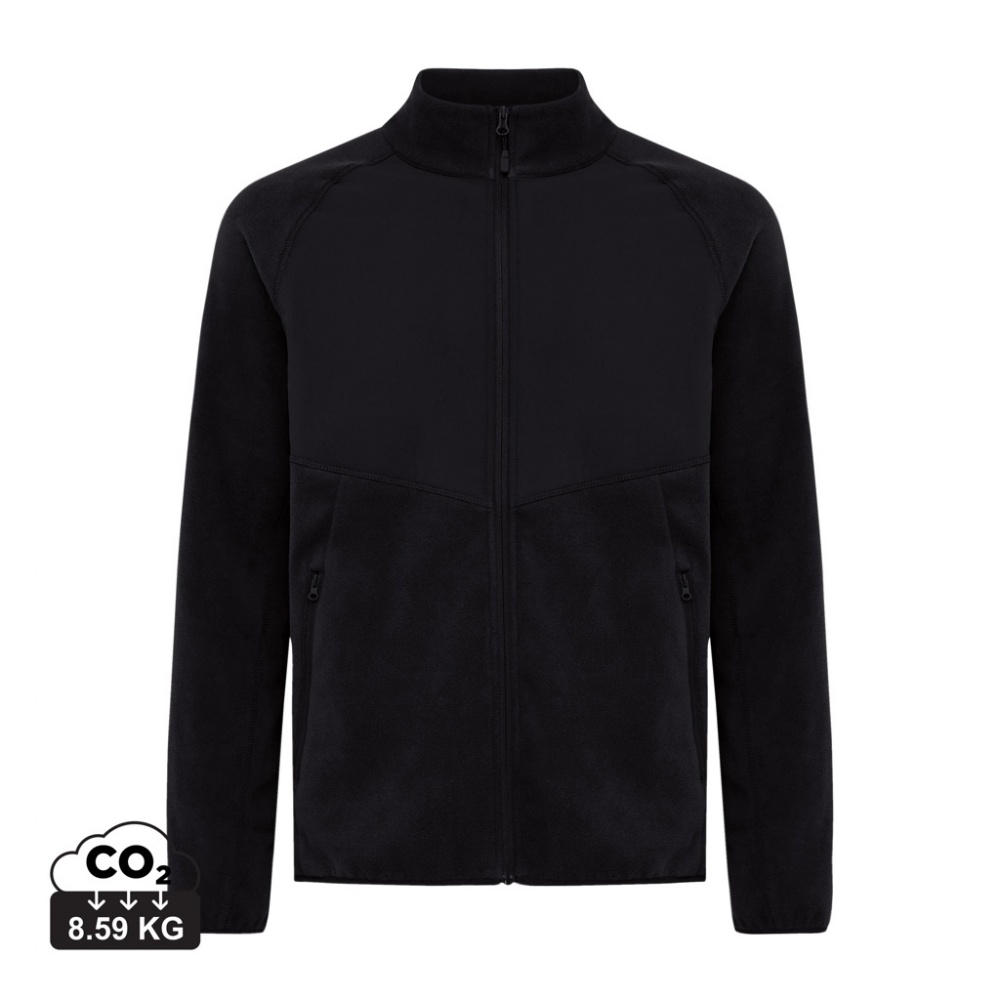 Logo trade promotional giveaways picture of: Iqoniq Talung recycled polyester microfleece zip through
