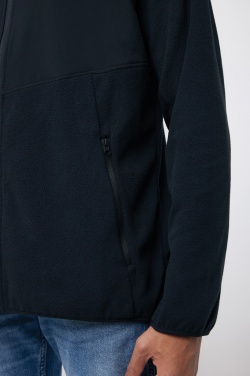 Logo trade corporate gifts picture of: Iqoniq Talung recycled polyester microfleece zip through