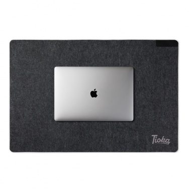 Logo trade promotional products image of: VINGA Albon GRS recycled felt desk pad