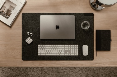 Logo trade corporate gift photo of: VINGA Albon GRS recycled felt desk pad