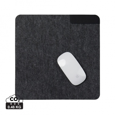 Logo trade promotional merchandise picture of: VINGA Albon GRS recycled felt mouse pad