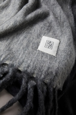 Logo trade business gifts image of: Vinga Saletto wool blend blanket