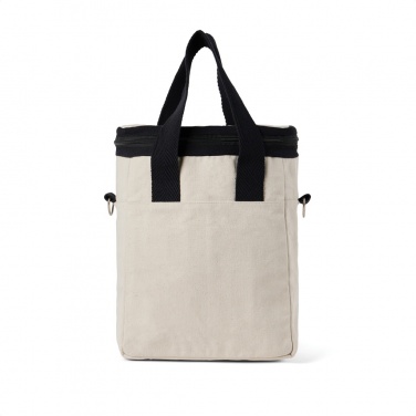 Logo trade promotional giveaways image of: VINGA Volonne AWARE™ recycled canvas cooler tote bag