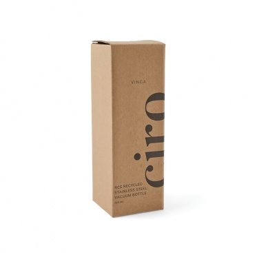 Logotrade promotional items photo of: VINGA Ciro RCS recycled vacuum bottle 300ml