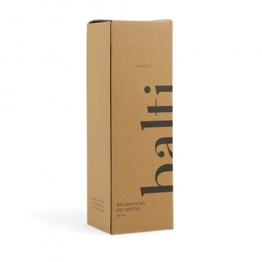 Logo trade corporate gifts image of: VINGA Balti RCS recycled pet bottle 600 ML