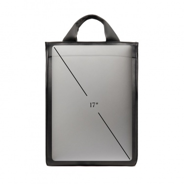 Logo trade promotional gifts picture of: VINGA Bermond RCS recycled PU backpack