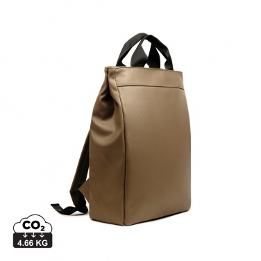Logotrade promotional product picture of: VINGA Bermond RCS recycled PU backpack