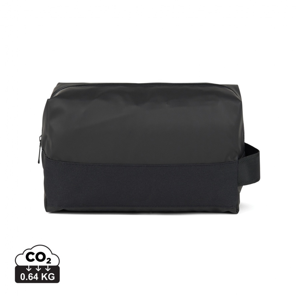 Logo trade promotional items picture of: VINGA Livorno GRS recycled polyester toiletry bag