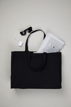 Logo trade promotional giveaways picture of: VINGA Hilo AWARE™ recycled canvas maxi tote bag