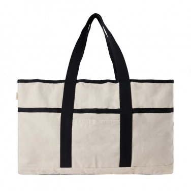 Logotrade promotional products photo of: VINGA Volonne AWARE™ recycled canvas beach bag