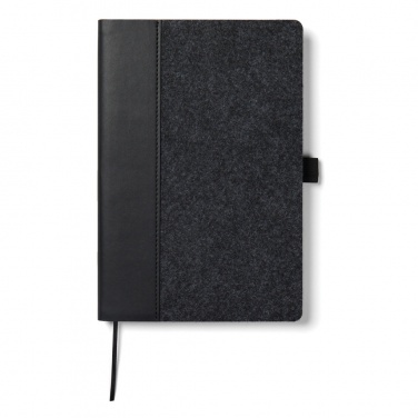 Logo trade promotional items image of: VINGA Albon GRS recycled felt notebook