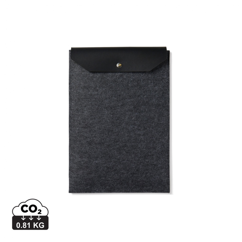 Logotrade promotional gift image of: VINGA Albon GRS recycled felt 15" laptop sleeve