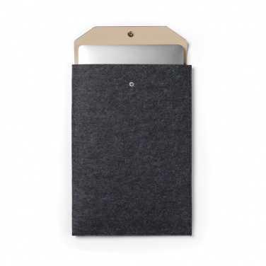 Logotrade corporate gift picture of: VINGA Albon GRS recycled felt 15" laptop sleeve