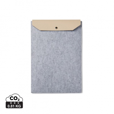 Logo trade promotional gifts image of: VINGA Albon GRS recycled felt 15" laptop sleeve