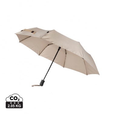 Logo trade promotional gifts image of: VINGA Baltimore AWARE™ RPET 21" umbrella