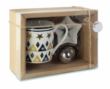 Logotrade corporate gift image of: Mug mini plate filter in box