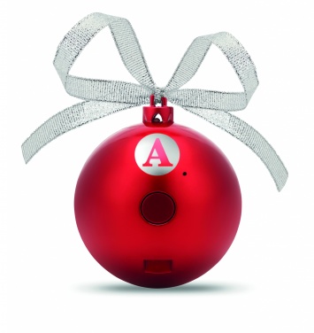 Logo trade corporate gift photo of: Speaker Christmas ball