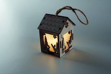 Logotrade advertising products photo of: MDF house with light