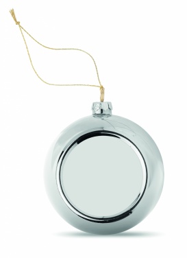 Logo trade corporate gifts picture of: Christmas ball for sublimation