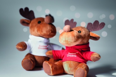 Logotrade promotional gifts photo of: Plush reindeer with hoodie