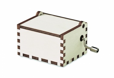 Logotrade promotional item image of: Wooden Christmas music box