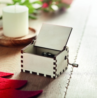 Logotrade promotional gift picture of: Wooden Christmas music box