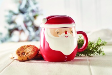 Logotrade advertising products photo of: Ceramic mug with lid 370 ml