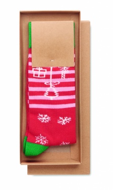 Logotrade promotional item picture of: Pair of Christmas socks L