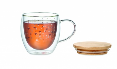 Logo trade corporate gift photo of: Double wall borosilicate mug