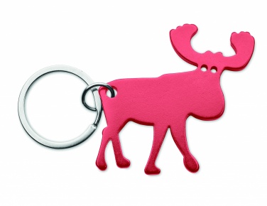 Logo trade promotional merchandise photo of: Recycled aluminium key ring Pori