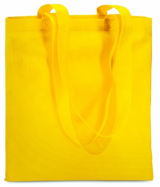 Logo trade promotional giveaways image of: 80gr/m² nonwoven shopping bag
