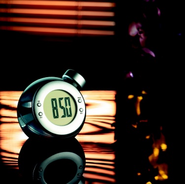 Logotrade promotional product picture of: Water powered LCD desk clock