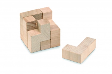 Logotrade promotional merchandise photo of: Wooden puzzle in cotton pouch