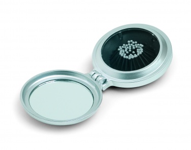 Logo trade promotional giveaways picture of: Foldable brush/mirror
