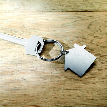 Logotrade promotional giveaway picture of: Metal key holder house Lahti