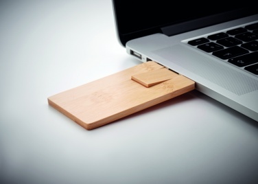 Logo trade promotional products picture of: 16GB bamboo casing USB